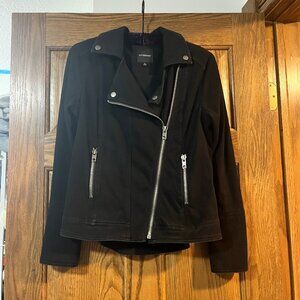 Liverpool Women's Black Moto Jacket Size S